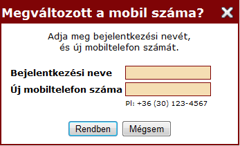 16. ábra Megváltozott a mobil száma?